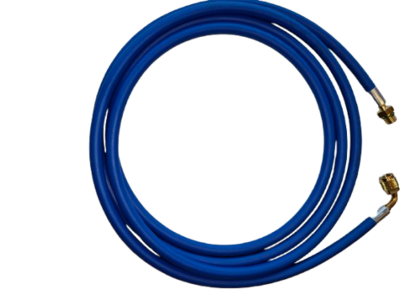 ELKE 3M 1/4 Inch kwaliteit slang aansluiting met 90° hoek Blauw 1234YF 