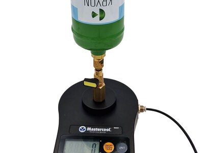 Mastercool weegschaal, voor hoge precisie 98201 + ADAPTER SET 