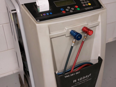 WAECO ASC 5500 G RPA 1235YF 2015 AIRCO VULMACHINE + GAS ANALYZER