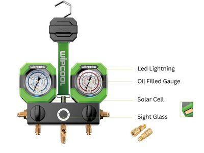 WIPCOOL Manifold MG-2K olie gevuld 