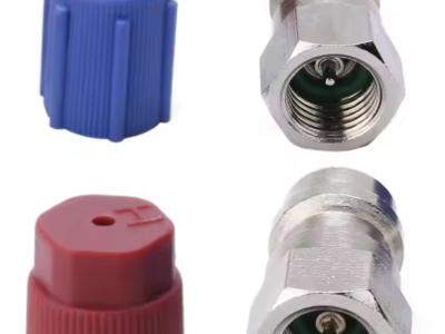 R12 naar R134A Hoge en lage druk snelkoppelingen SET met inwendig schroefdraad, EU Modellen