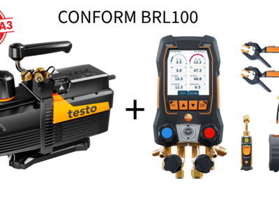 TESTO SET 558S + SLANGEN + 565I 198L VAC.POMP HVAC TESTO KIT