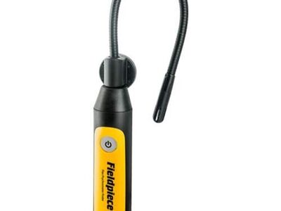 FIELDPIECE JL3HINT flexibele psychrometer Job Link® en weergave op SMAN® manifold 
