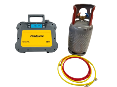 FIELDPIECE MR53INT A2l A2 A3 ATEX RECOVERY SET met slangen/cilinder voor regeneratie