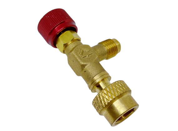 HECAPO SERVICEKRAAN M 1/4 X F 1/4 INCH SAE met valve depressor 