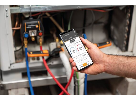 testo 550i Smart set - (BRL100) App-gestuurde digitale manifold 05642 550