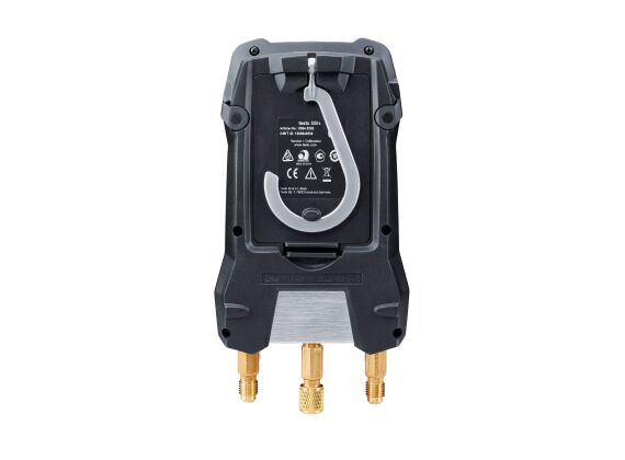 Testo 550s Smart set (BRL100) Slimme digitale manifold met draadloze tang-temperatuurvoelers en set van 3 vulslangen 05645503