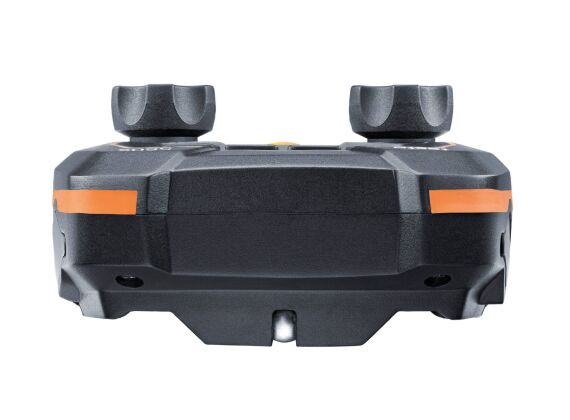 Testo 550s Smart set (BRL100) Slimme digitale manifold met draadloze tang-temperatuurvoelers en set van 3 vulslangen 05645503