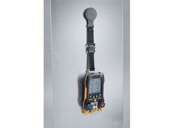Testo 550s Smart set (BRL100) Slimme digitale manifold met draadloze tang-temperatuurvoelers en set van 3 vulslangen 05645503
