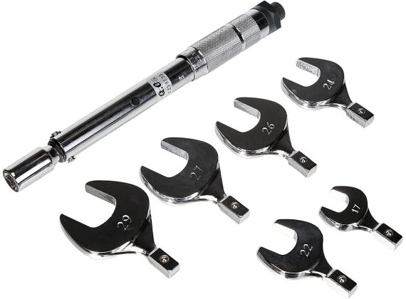 Rothenberger moment steeksleutelset 8-delig 17-22-24-26-27-29 mm torgue wrench set 