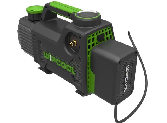 WIPCOOL Accu Vacuümpomp 2F1BRK A2L (R32)  71L/min MAKITA + BOSCH  + 220V Adapter 