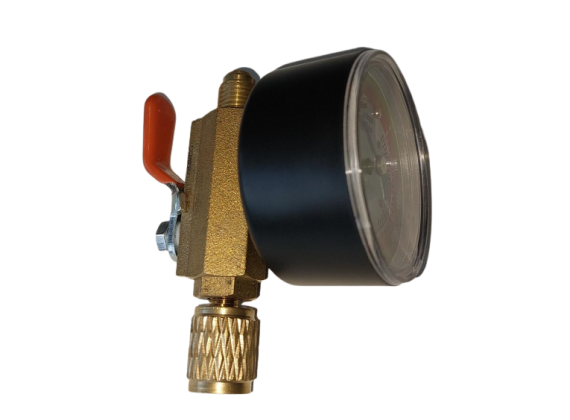 Hecapo vacuümmeter manometer1/4 INCH met kraan