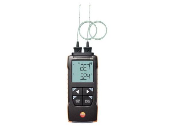 Testo 922 2-kanaals temperatuur meter, thermometer