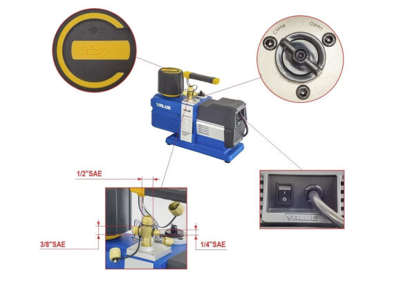 Value VRP-15D 5 MICRON 425L/MIN Vacuümpomp 698,00 