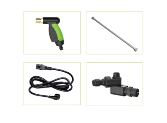 WIPCOOL Hogedrukreiniger HVAC C10B  op ACCU, zelfaanzuigend