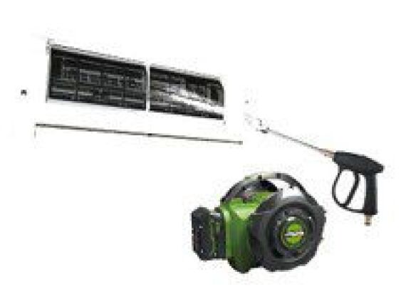WIPCOOL Hogedrukreiniger HVAC C10B  op ACCU, zelfaanzuigend