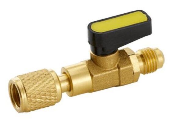 HECAPO M 5/16 X F 5/16 INCH SAE, kogel ventiel met valve depressor