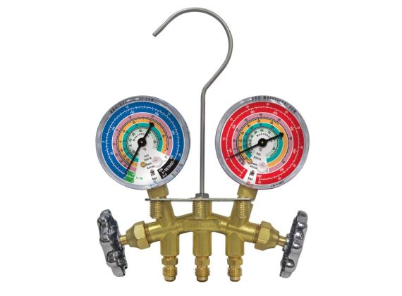 Mastercool R134a, R22, R12, R404A, 33661-MR 2-weg manometerset