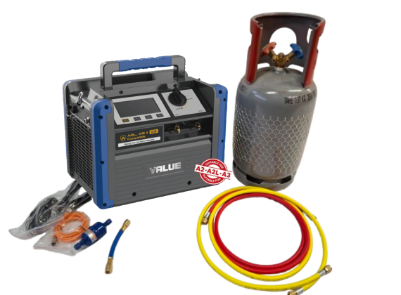  A1/A2/A2L/A3 VALUE VRDDF RECOVERY SET, ATEX  + slangen + cilinder voor regeneratie 
