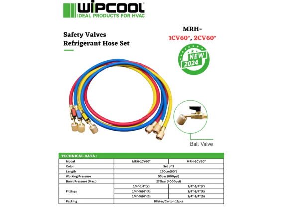 WIPCOOL MHR-2CV60  Slangenpakket 1/4