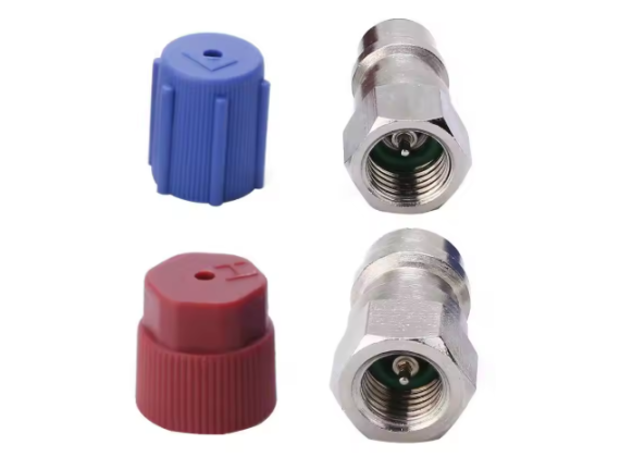 R12 naar R134A Hoge en lage druk snelkoppelingen SET met inwendig schroefdraad, EU Modellen