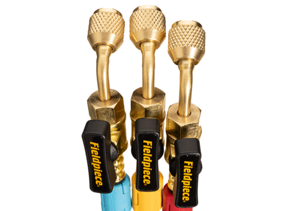 FIELDPIECE HR3B set van 3 vulslangen  3 × ¼