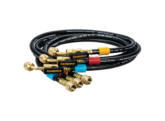 FIELDPIECE HR3B set van 3 vulslangen  3 × ¼