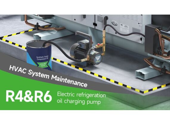 WIPCOOL R6 Elektrische compressorolie vulpomp