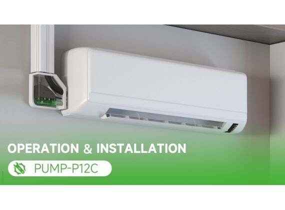 WIPCOOL P12CT Condensatie pomp met goot compleet wit BLACK FRIDAY PRICE 