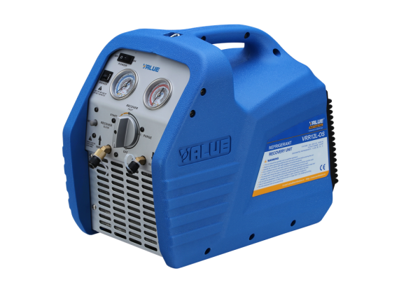  VALUE VRR12L-OS-R32 - Koudemiddel Recovery Unit met olieafscheider (0,75 HP / R32 / 1234YF geschikt) 