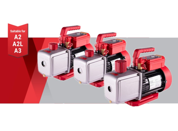 Robinair (A2/A2L/A3) vacuümpomp 2-traps 1580-A3 187L/min 489,00