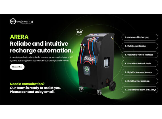Simal Arera BLACK 2026 R1234YF  airco vulmachine, servicestation