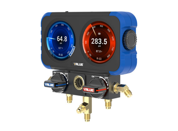 VALUE VRM2-X Digitale Manifoldset met HD Kleurendisplay