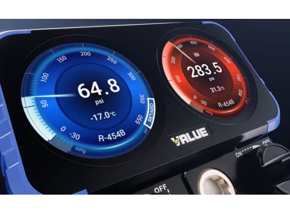 VALUE VRM2-X Digitale Manifoldset met HD Kleurendisplay
