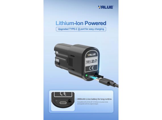 VALUE VET-19Li-S  Elektrisch flare apparaat  NEW UPGRADE MODEL 2026