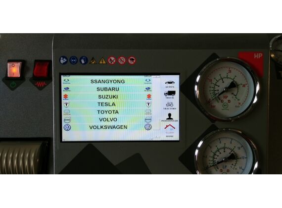 Simal TOUCH AIRCO VULMACHINE R1234YF met printer & UV & verwarming 22L tank, AIRCOVULSTATION