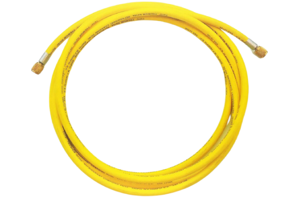 ELKE 4M kwaliteits slang 1/4 Inch SAE, R134A 234YF R22,  R404a, R407c, R502, R410a  GEEL