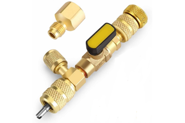 Schräderventiel ventiel trekker R410 R32 5/16 Inch SAE Inch + 1/4 Inch SAE 