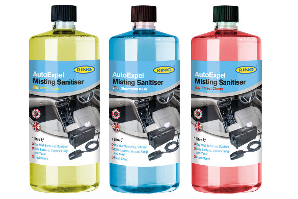 Ring desinfectie kit 3-delig navulset auto 