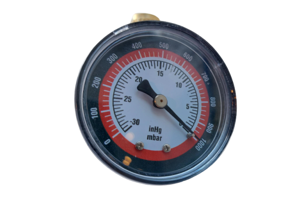  Hecapo vacuümmeter manometer1/4 INCH met kraan 