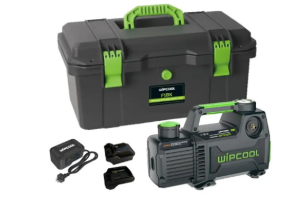 WIPCOOL Accu Vacuümpomp 2F2BRK A2L (R32) 142L/min MAKITA + BOSCH  + 220V ADAPTER ACTIE!!