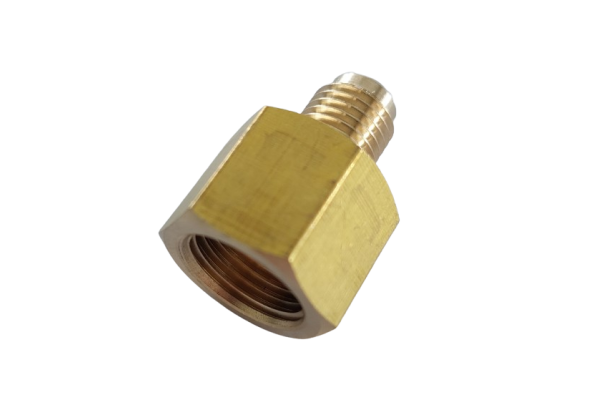 ADAPTER F 3/8 INCH  SAE (5/8 UNF) X 1/4 INCH SAE M