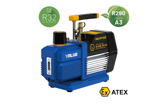 VALUE VA3-P7-EX ATEX 198L minute 15 MICRON R290 R600 A2L A3