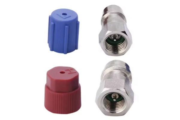 R12 naar R134A Hoge en lage druk snelkoppelingen SET met inwendig schroefdraad, EU Modellen