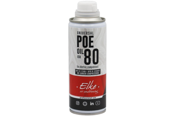 ELKE POE 80 OLIE 250ML UNIVERSEEL POE 11.508 R134A & 1234YF (GELIJK AAN ND11 DENSO)
