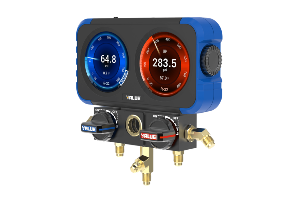 VALUE VRM2-X Digitale Manifoldset met HD Kleurendisplay