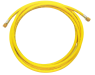 ELKE 4M kwaliteits slang 1/4 Inch SAE, R134A 234YF R22,  R404a, R407c, R502, R410a  GEEL