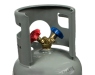 Nieuwe recovery cilinder Y valve, productie 11-2024, voor regeneratie of recycling / recycle cilinders met EU keur! 79,95