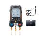 Testo 550S Basis set -(BRL100) Slimme digitale manifold met tang-temperatuurvoelers met kabel 05645501