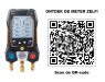 Testo 550s Smart set (BRL100) Slimme digitale manifold met draadloze tang-temperatuurvoelers en set van 3 vulslangen 05645503